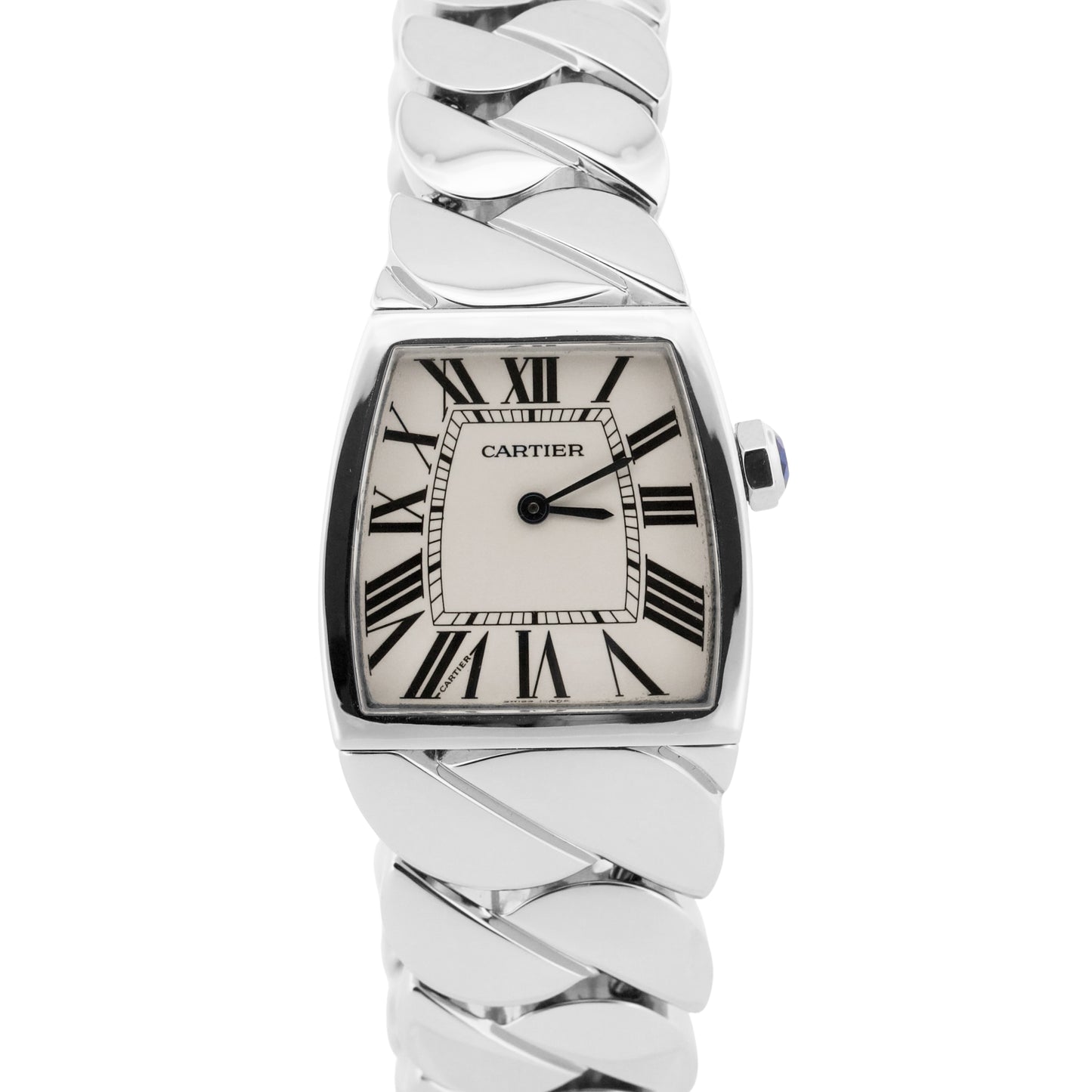 Ladies Cartier La Dona 28mm IVORY Stainless Steel Quartz Watch 2835 / W6600221