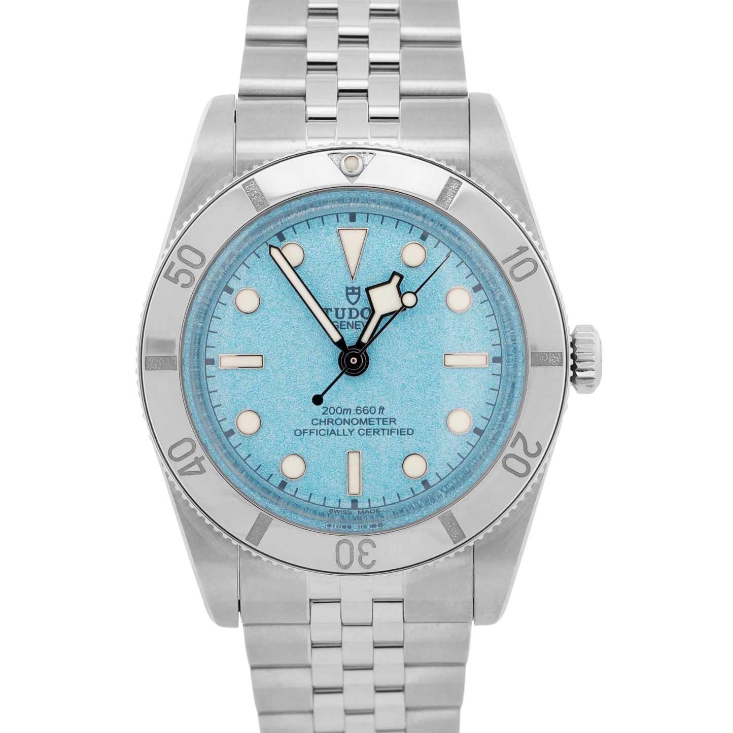 2026 PAPERS Tudor Black Bay 54 LAGOON BLUE Steel JUBILEE Watch 37mm 79000 BOX