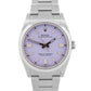 2025 PAPERS Rolex Oyster Perpetual LAVENDER PURPLE Steel 36mm Watch 126000 BOX