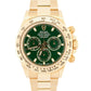 2018 PAPERS Rolex Daytona GREEN JOHN MAYER 40mm 18K Yellow Gold 116508 Watch BOX