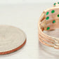 Vintage 1.60ctw Emerald Multi-Band Ring - 14k Yellow Gold Harem Ring
