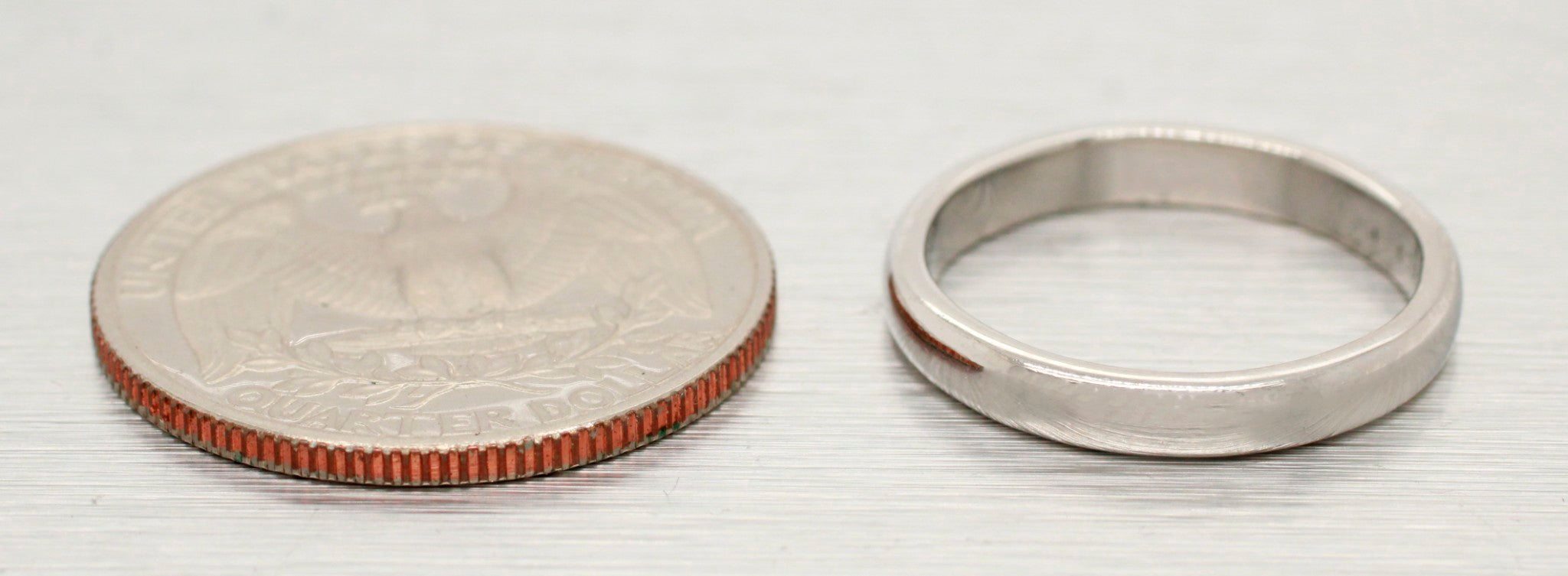 Tiffany & Co. 950 Platinum Wedding Band Ring - Tiffany Forever 3mm