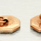 Antique Art Deco Onyx Cufflinks - Gold & Platinum Chain Link Style - 14k Gold