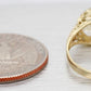 GIA 3.01ct Diamond Antique Art Deco Solitaire Engagement Ring - 14k Yellow Gold