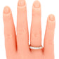 Antique Art Deco 0.60ctw Single-Row Diamond Wedding Band Ring - 14k White Gold