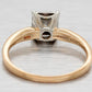 Antique Art Deco 0.50ct Solitaire Diamond Engagement Ring - 14k Yellow Gold
