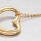 Tiffany & Co. Open Heart Pendant - 18k Yellow Gold - 16" Necklace - Elsa Peretti