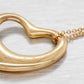 Tiffany & Co. Open Heart Pendant - 18k Yellow Gold - 16" Necklace - Elsa Peretti