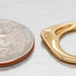 Tiffany & Co. Open Heart Pendant - 18k Yellow Gold - 16" Necklace - Elsa Peretti