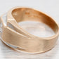 Vintage 0.36ctw Diamond Men's Signet Ring - 14k Yellow Gold - Size 7.75
