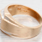 Vintage 0.36ctw Diamond Men's Signet Ring - 14k Yellow Gold - Size 7.75