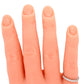 Vintage 0.60ctw Diamond Wedding Band Ring - 14k White Gold - Half-Eternity Style