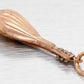 Vintage Solid 14k Yellow Gold Mandolin Charm - Music Pendant