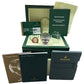 New Stickered 2010 Rolex Milgauss 116400 GV Black Green 40mm Steel Box Papers