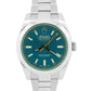UNPOLISHED Rolex Milgauss BLUE Green Stainless RANDOM SERIAL 40mm 116400 GV