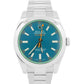 PAPERS Rolex Milgauss Z-Blue Green 40mm Stainless Steel Watch 116400 GV BOX