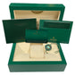 MINT 2020 NEW CARD Rolex Milgauss Z-Blue Green Crystal 40mm 116400 GV Watch BOX