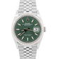 MINT 2024 PAPERS Rolex DateJust 36 MINT GREEN Steel JUBILEE Watch 126234 BOX