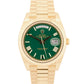 2025 PAPERS Rolex Day-Date President 40mm GREEN ROMAN 18K Yellow Gold 228238 BOX