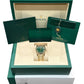 2025 PAPERS Rolex Day-Date President 40mm GREEN ROMAN 18K Yellow Gold 228238 BOX