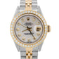 1990 Ladies Rolex DateJust 26mm MOP DIAMOND BEZEL 18K Gold Steel JUBILEE 69173
