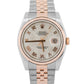 2006 Rolex DateJust 36mm MOP Roman 18K Rose Gold Steel Jubilee 116231 Box Papers