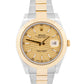 PAPERS Rolex Datejust II CHAMPAGNE MOTIF 18K Gold Steel OYSTER 41mm 116333 BOX
