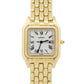 Ladies Movado Panthere WHITE ROMAN 14K Yellow Gold Quartz 29mm 74E19670 Watch