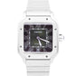 MINT 2024 PAPERS Cartier Santos-Dumont GREEN 4072 WSSA0062 39.8mm Date Watch BOX