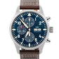 IWC Pilot Le Petit Prince BLUE 43mm Leather Chronograph Automatic IW377714 Watch