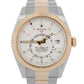 2020 PAPERS Rolex Sky-Dweller WHITE 18K Gold Stainless OYSTER 42mm 326933 BOX