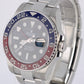 PAPERS Rolex GMT-Master II Red Blue PEPSI Oyster 40mm 126710 BLRO Watch BOX