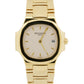 Ladies Patek Philippe Nautilus IVORY 18k Yellow Gold 27mm Quartz 4700/51 Watch