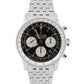 2026 Breitling Navitimer AB0121 Chronograph Black 42mm Steel Watch Box Papers