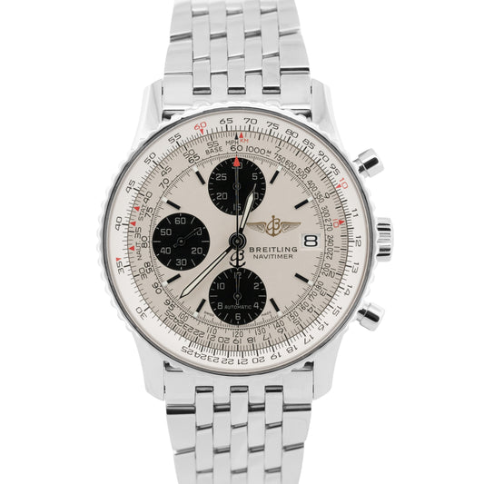 Breitling Navitimer Heritage IVORY Stainless Steel Automatic 41mm A13324 Watch