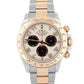 Rolex Daytona Cosmograph IVORY RACING 116523 18K Gold Steel Two-Tone Panda Watch