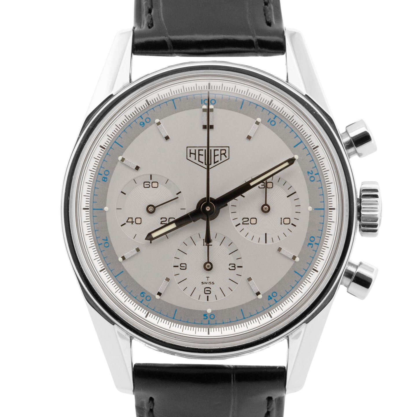 2025 SERVICE Tag Heuer Carrera 1964 Re-edition Chronograph CS3110 Watch BOX