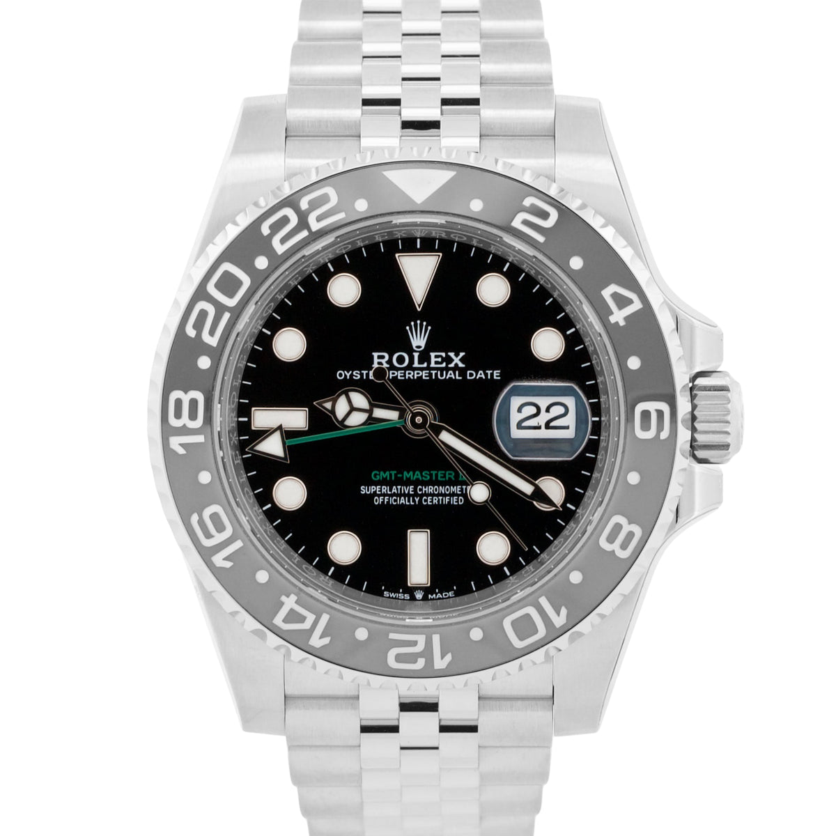 New 2026 Rolex GMT-Master II 126710 GRNR Bruce Wayne Black Steel 40mm Box Papers