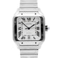 NEW JULY 2026 PAPERS Cartier Santos 39.8mm SILVER ROMAN Steel 4072 WSSA0018 BOX