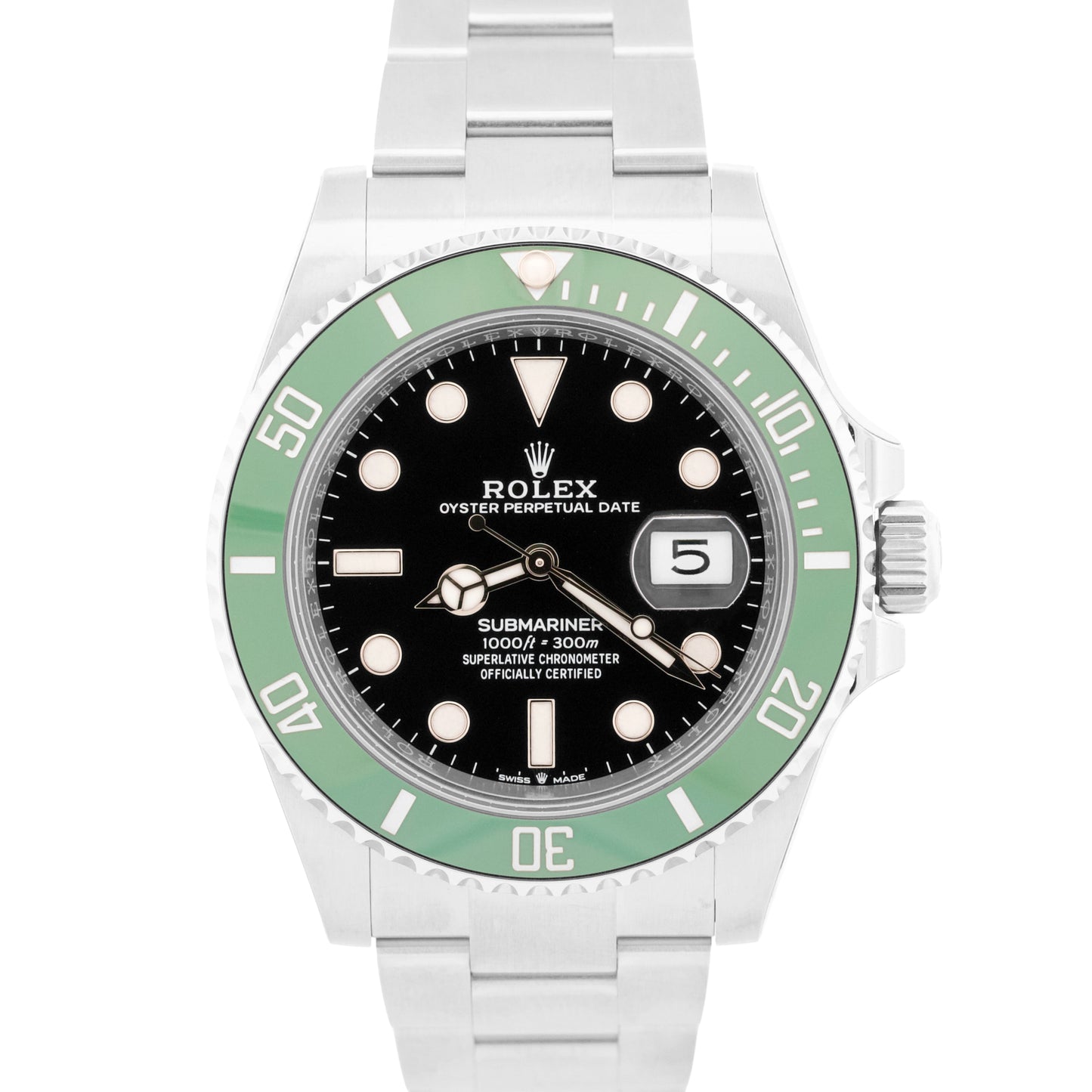 NEW JULY 2026 Rolex Submariner 41mm GREEN KERMIT Steel Ceramic 126610 LV BOX