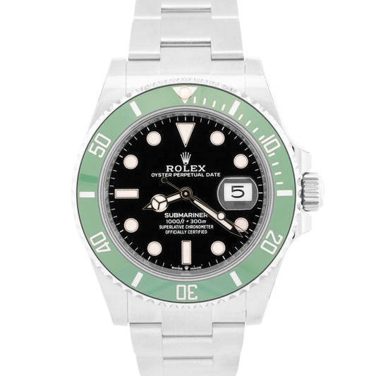 NEW JULY 2026 Rolex Submariner 41mm GREEN KERMIT Steel Ceramic 126610 LV BOX