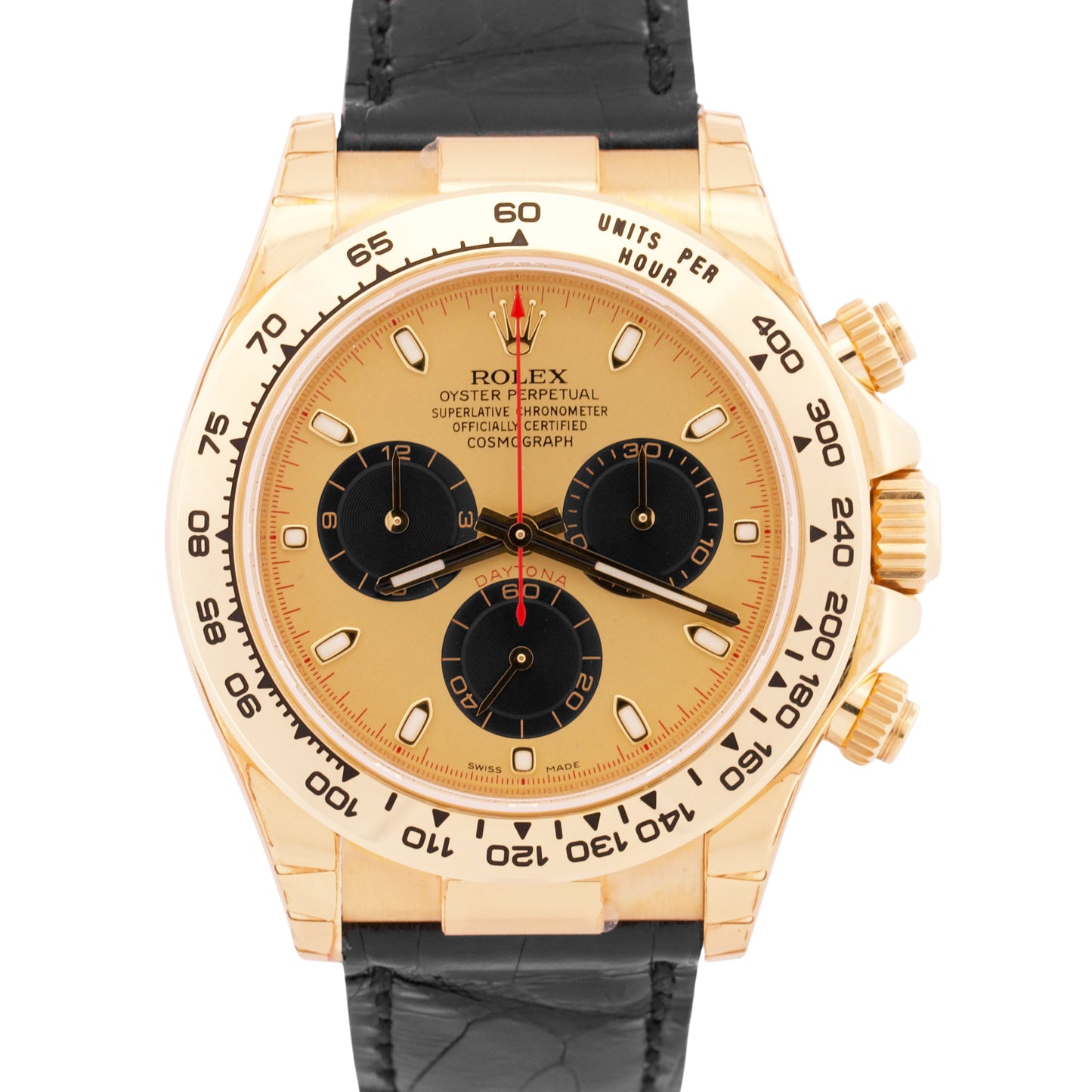 NOS STICKERED 2012 PAPERS Rolex Daytona NEWMAN Champagne 18K Gold 116518 BOX