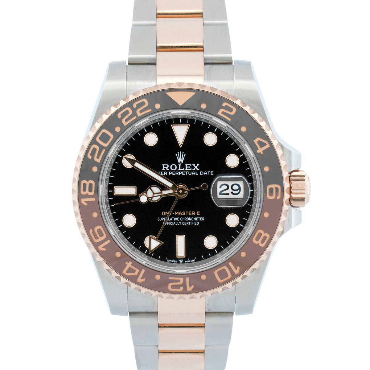 2026 Rolex GMT-Master II 126711 CHNR Root Beer 18K Gold Brown 40mm Box Papers