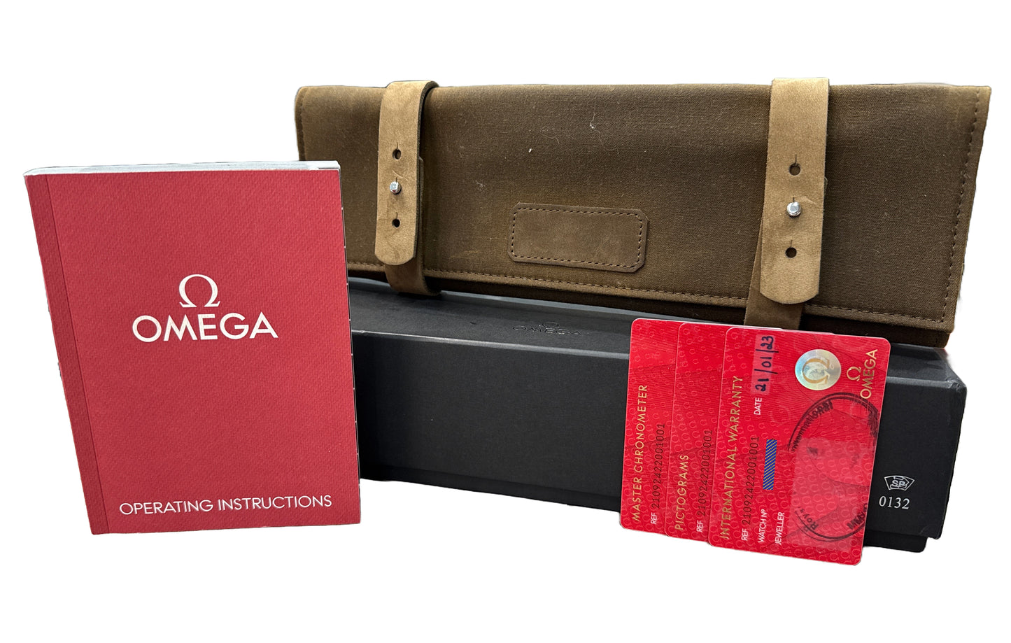 2023 PAPERS Omega Seamaster 007 Bond Titanium BROWN 42mm 210.92.42.20.01.001 BOX