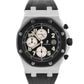2005 PAPERS Audemars Piguet Royal Oak Offshore Steel BLACK 42mm 25940SK BOX
