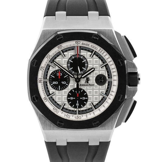Audemars Piguet Royal Oak Offshore PANDA White Silver Rubber Steel 44mm 26400SO