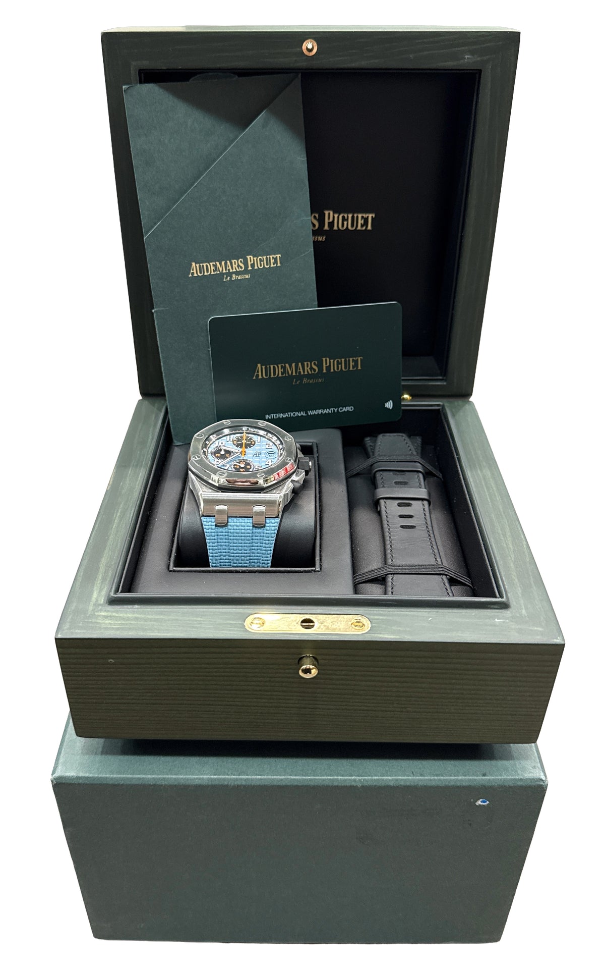 Audemars Piguet Royal Oak Offshore 26238ST.OO.A340CA.01 Blue 42mm Box Papers