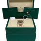 2025 PAPERS Rolex Day-Date President 40mm OLIVE GREEN 18K Rose Gold 228235 BOX