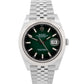 NEW 2026 PAPERS Rolex DateJust GREEN OMBRE 18K Gold Steel 41mm JUBILEE 126334 BOX