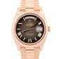 2024 Rolex Day-Date 228235 Slate Ombre Roman 18K Rose Gold 40mm Watch Box Papers